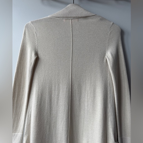 Lilly Pulitzer Heathered Beige Open Front Knit Cardigan Sweater Women's XXS - Picture 7 of 13